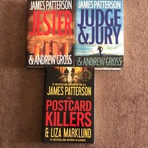 James Patterson Andrew Gross Liza Marklund hardcover books